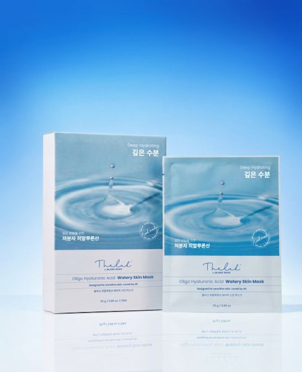 [THE LAB by BLANC DOUX] Oligo Hyaluronic Acid Watery Skin Mask 10p