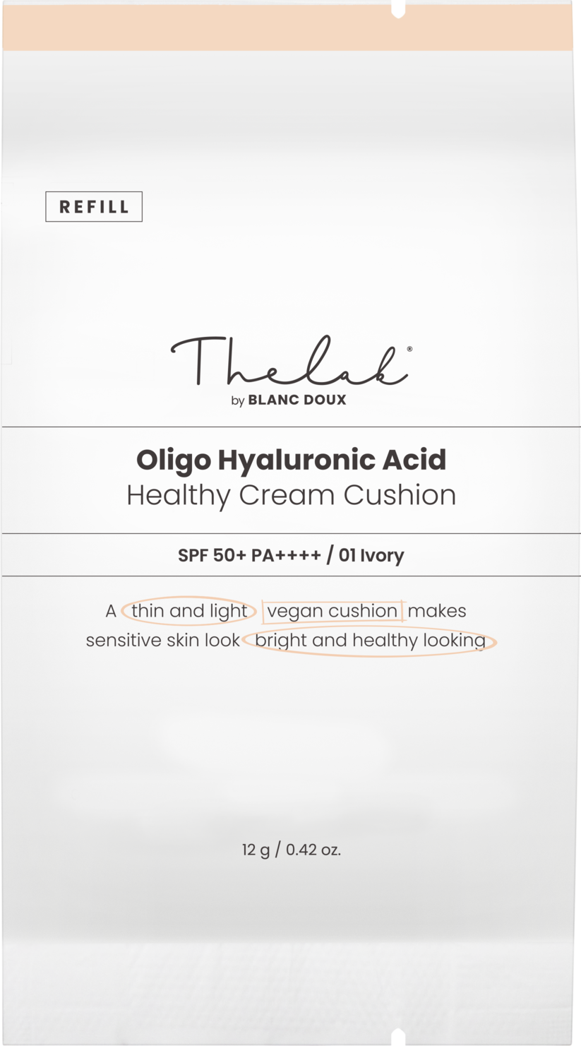 [THE LAB by BLANC DOUX] Oligo Hyaluronic Acid Healthy Cream Cushion Refill - 2 Colors