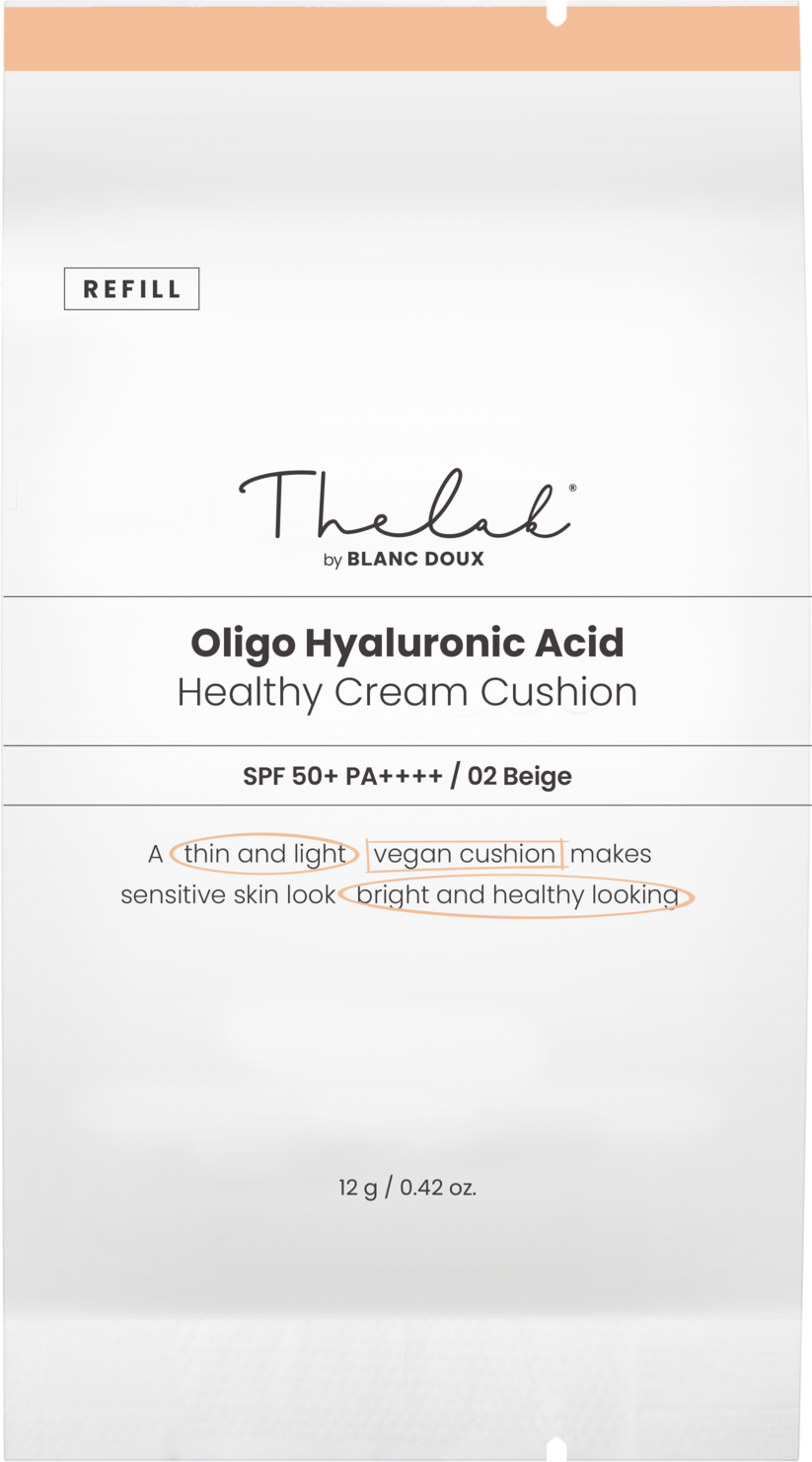 [THE LAB by BLANC DOUX] Oligo Hyaluronic Acid Healthy Cream Cushion Refill - 2 Colors