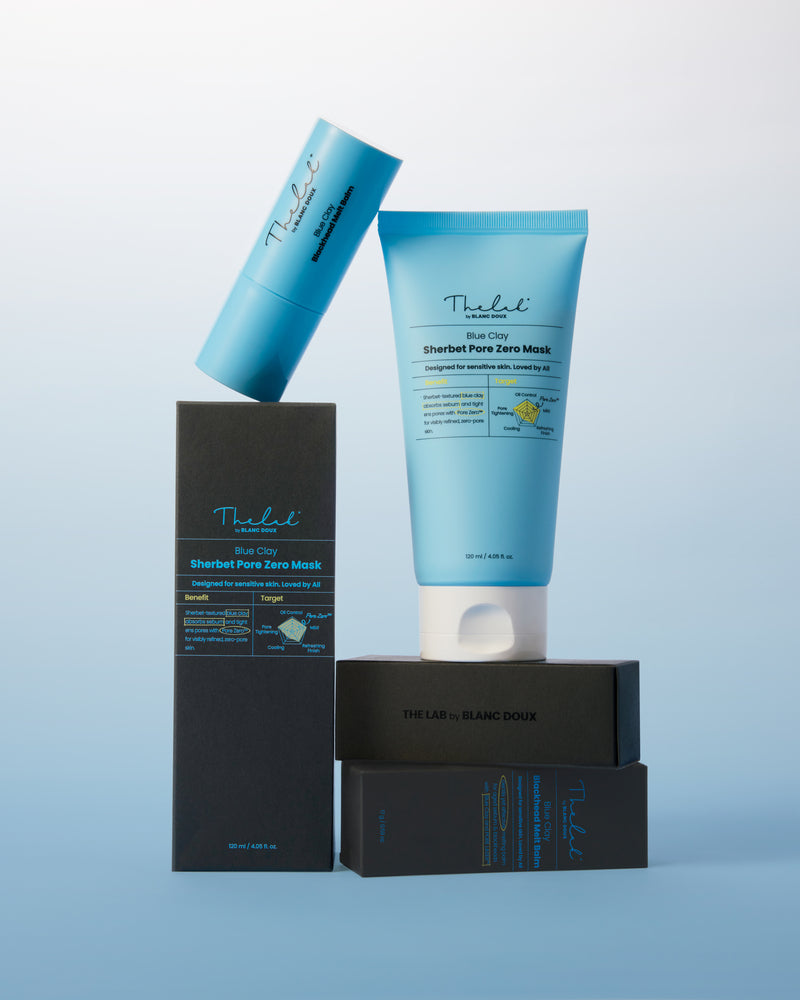 [THE LAB By BLANC DOUX] BlueClay Sherbet Pore Zero Mask 120ml