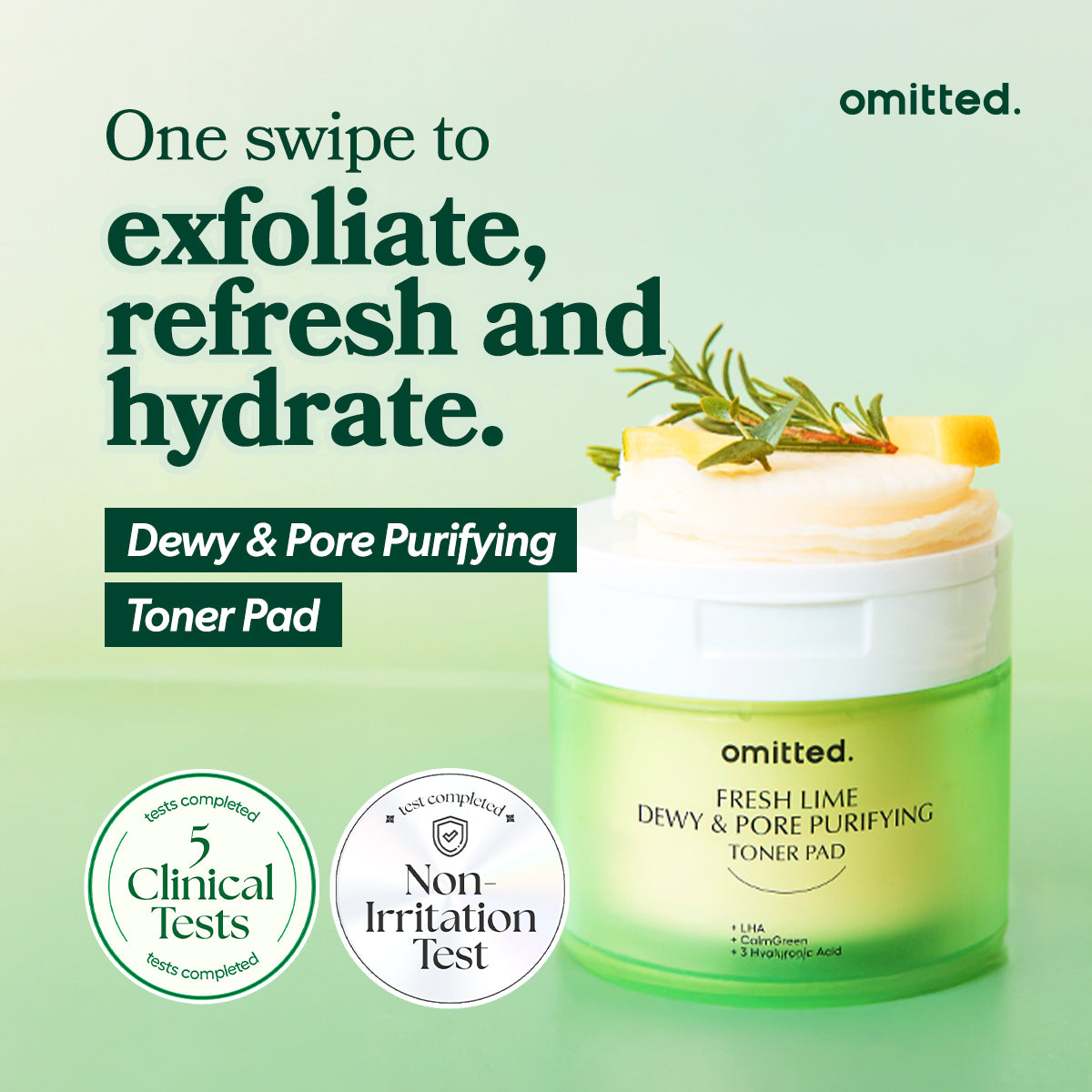 Fresh Lime Dewy & Pore Purifying Toner Pad 70ea(160ml)