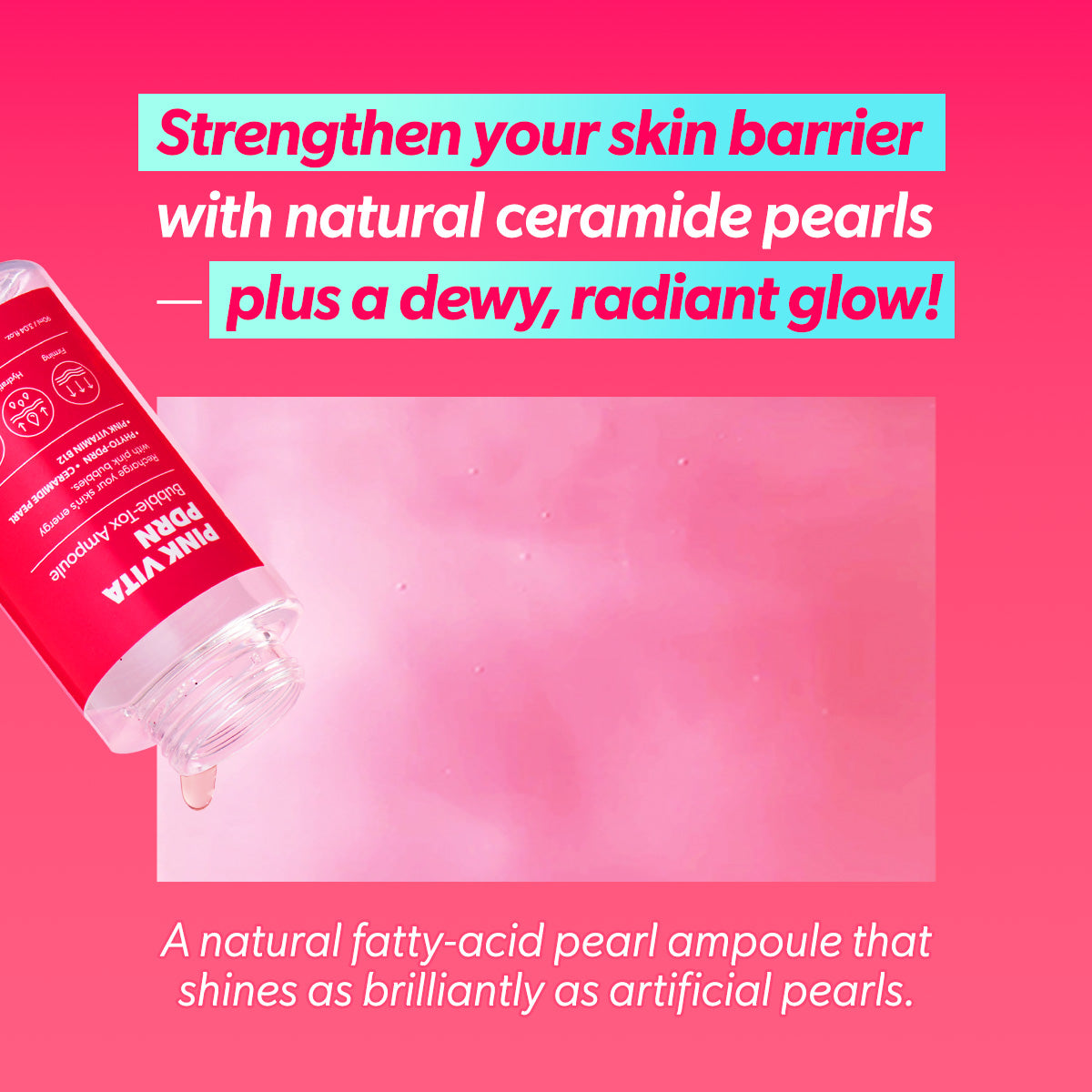 Pink Vita PDRN Bubble-Tox Ampoule 90ml