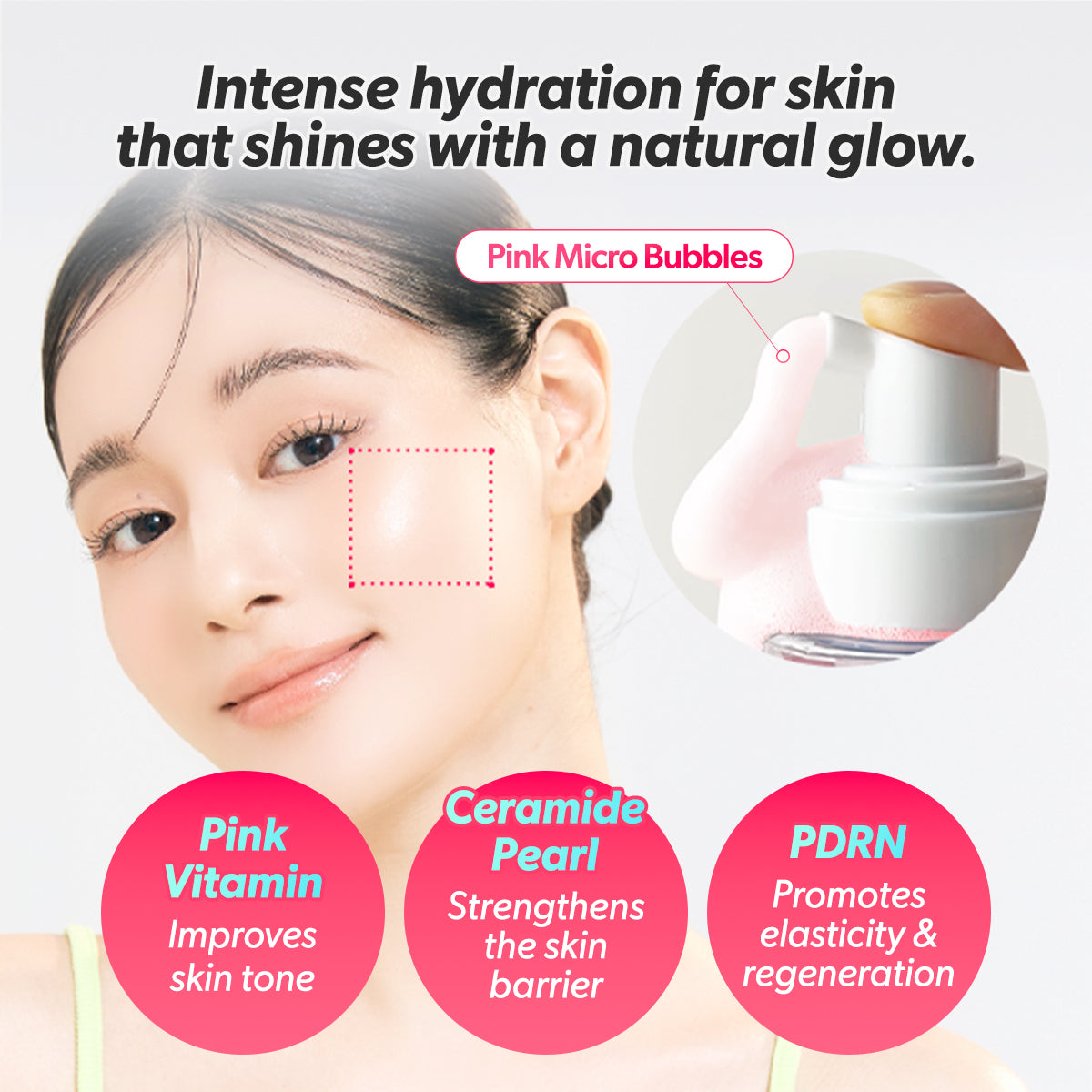 Pink Vita PDRN Bubble-Tox Ampoule 90ml