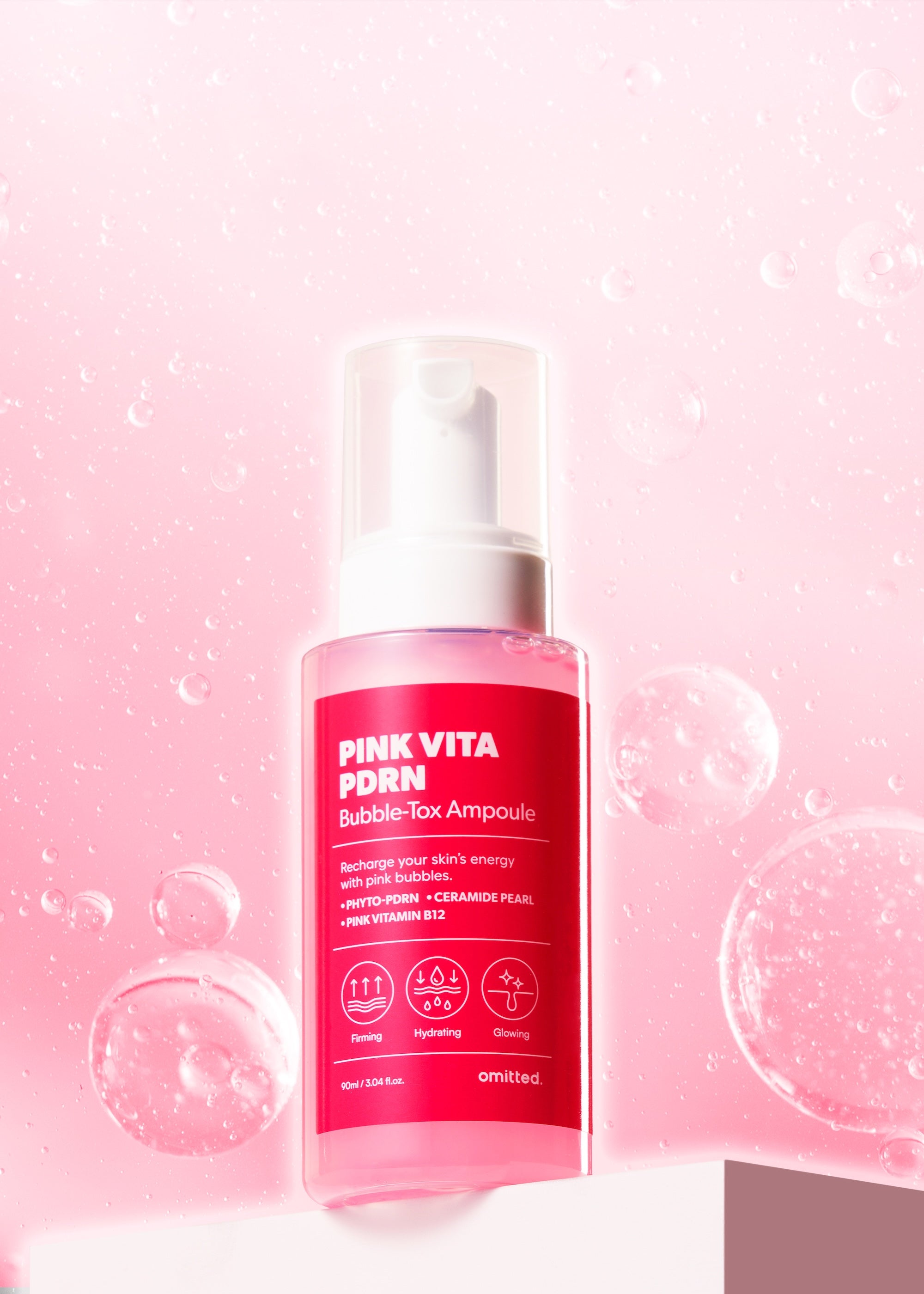 Pink Vita PDRN Bubble-Tox Ampoule 90ml