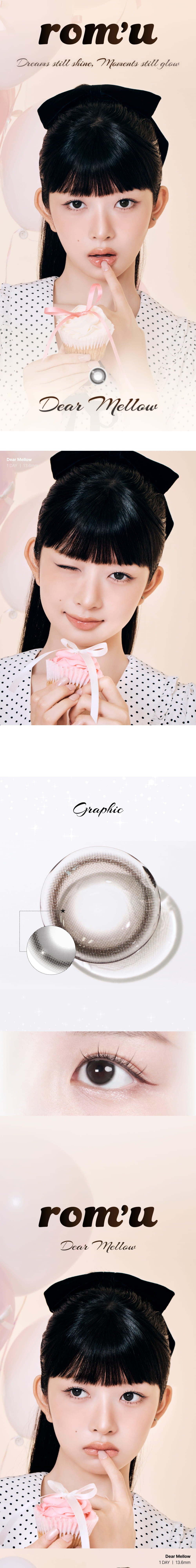 1 Day Colored Contact Lens - Dear Mellow 0.00 (10 pcs)