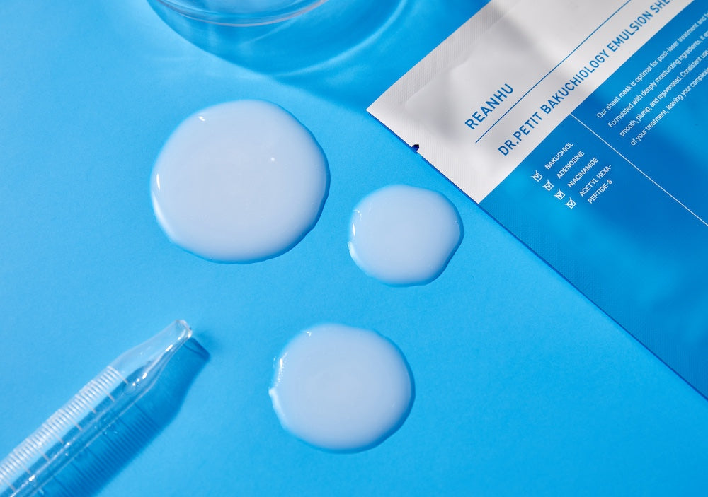 Reanhu Bakuchiol Emulsion Sheet Mask 30ml - 3 Size