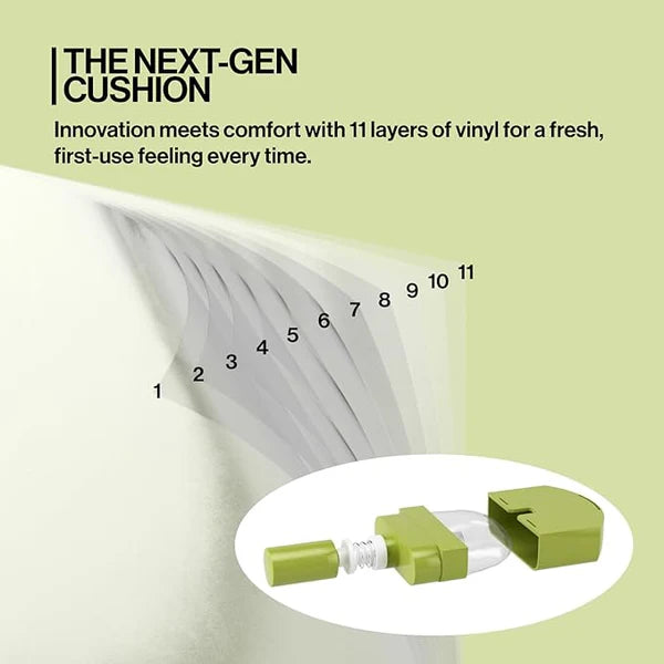 [Unleashia] Satin Wear Healthy-Green Cushion 15g - 7 Shades_MX