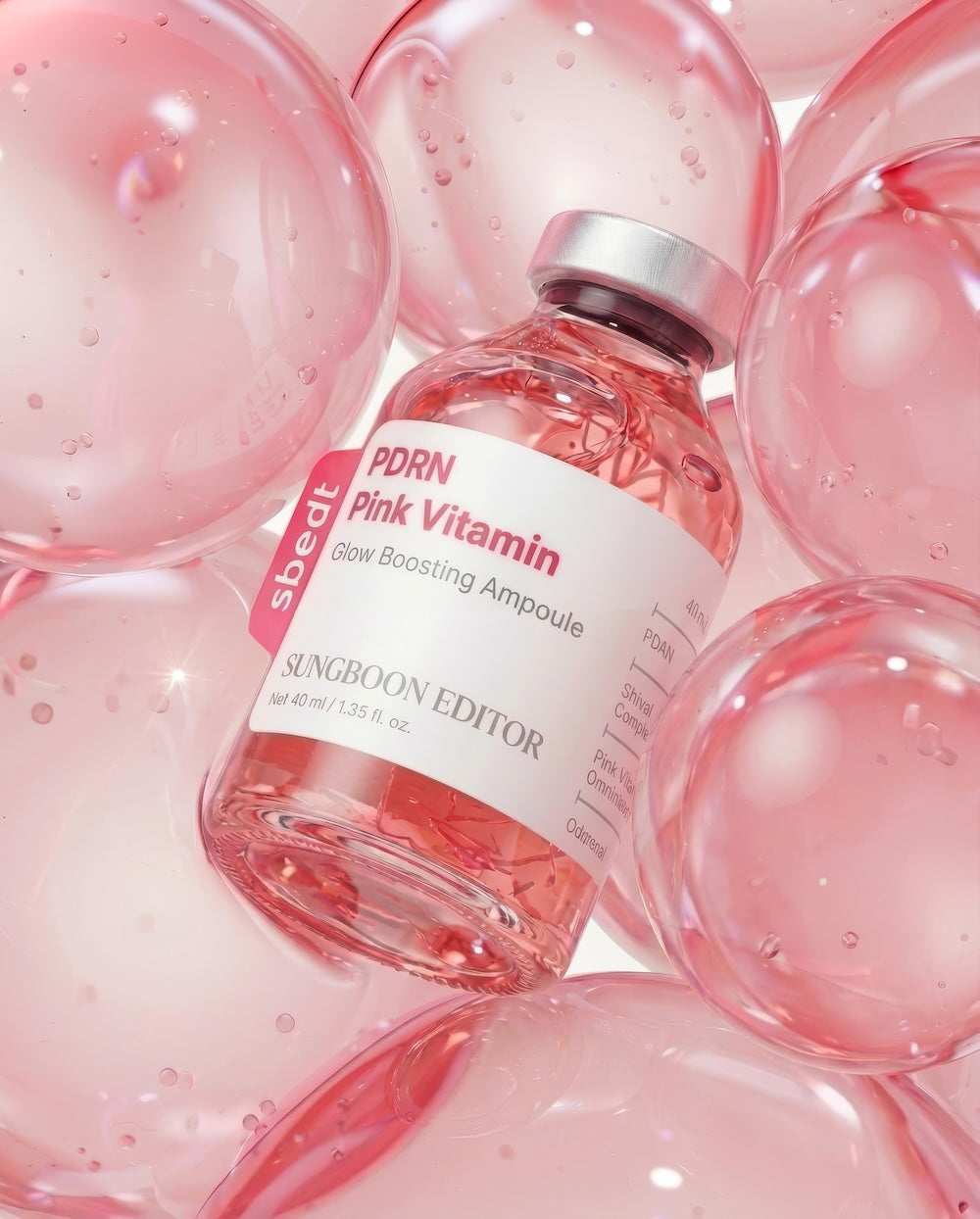 PDRN Pink Vitamin Glow Boosting Ampoule 40ml