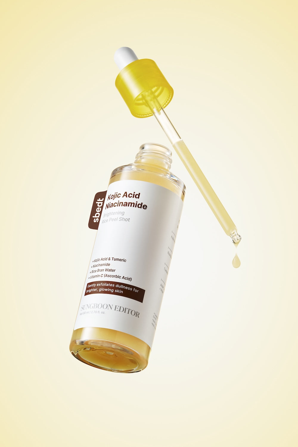 [SUNGBOON EDITOR] Loción Exfoliante de Arroz con Ácido Kójico y Niacinamida 80ml