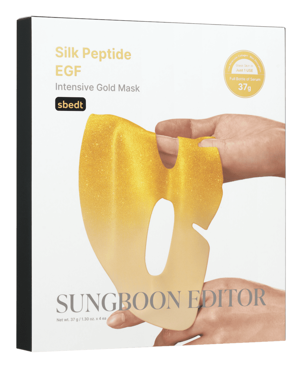[SUNGBOON EDITOR]Mascarilla intensiva dorada de péptidos de seda EGF 37 g*4 unidades