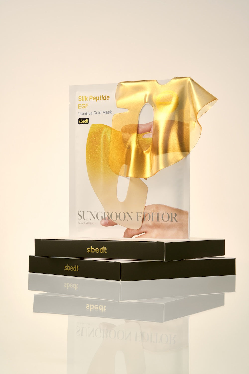 [SUNGBOON EDITOR]Mascarilla intensiva dorada de péptidos de seda EGF 37 g*4 unidades