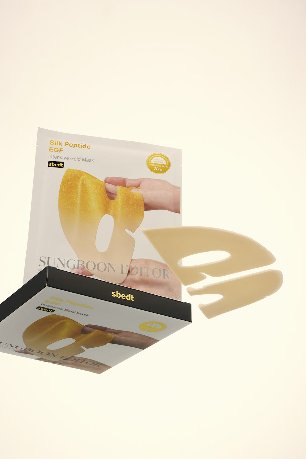 [SUNGBOON EDITOR]Mascarilla intensiva dorada de péptidos de seda EGF 37 g*4 unidades