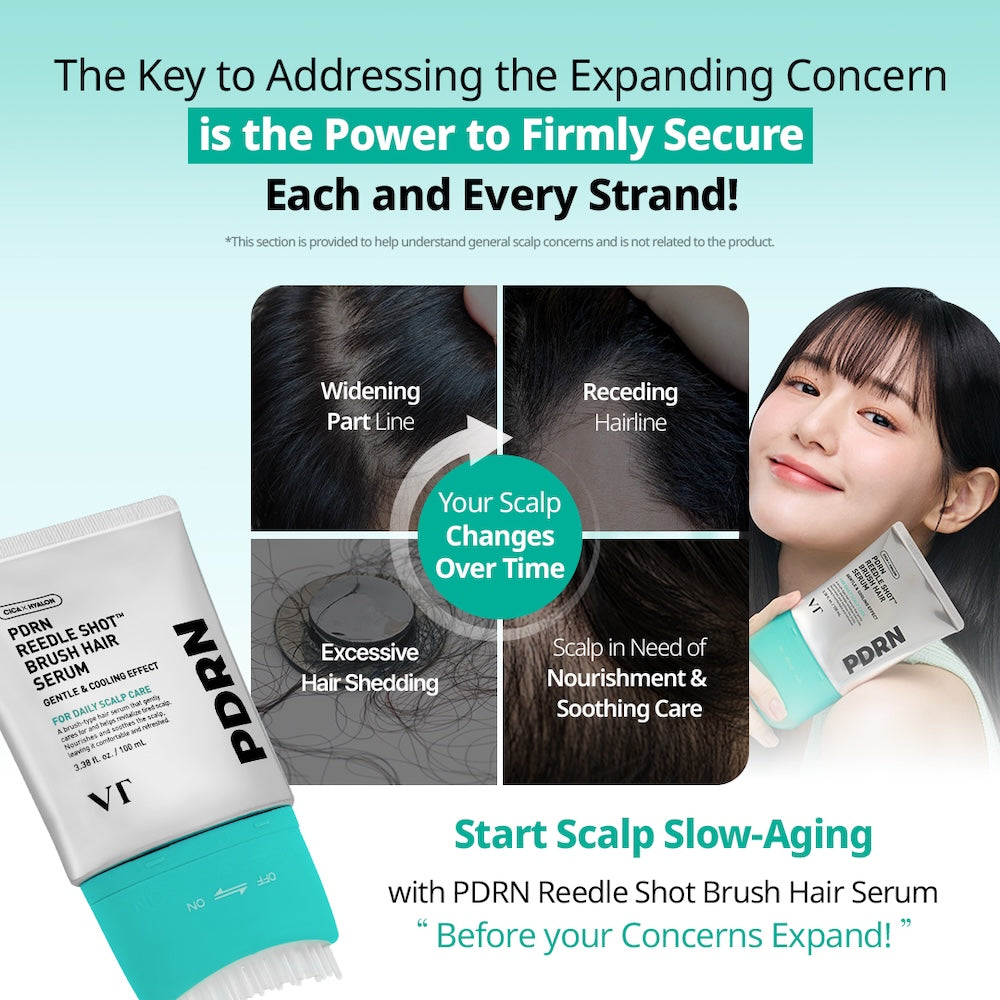PDRN Reedle Shot Brush Hair Serum 100ml