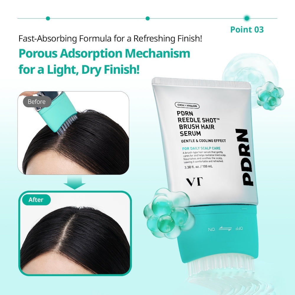 PDRN Reedle Shot Brush Hair Serum 100ml
