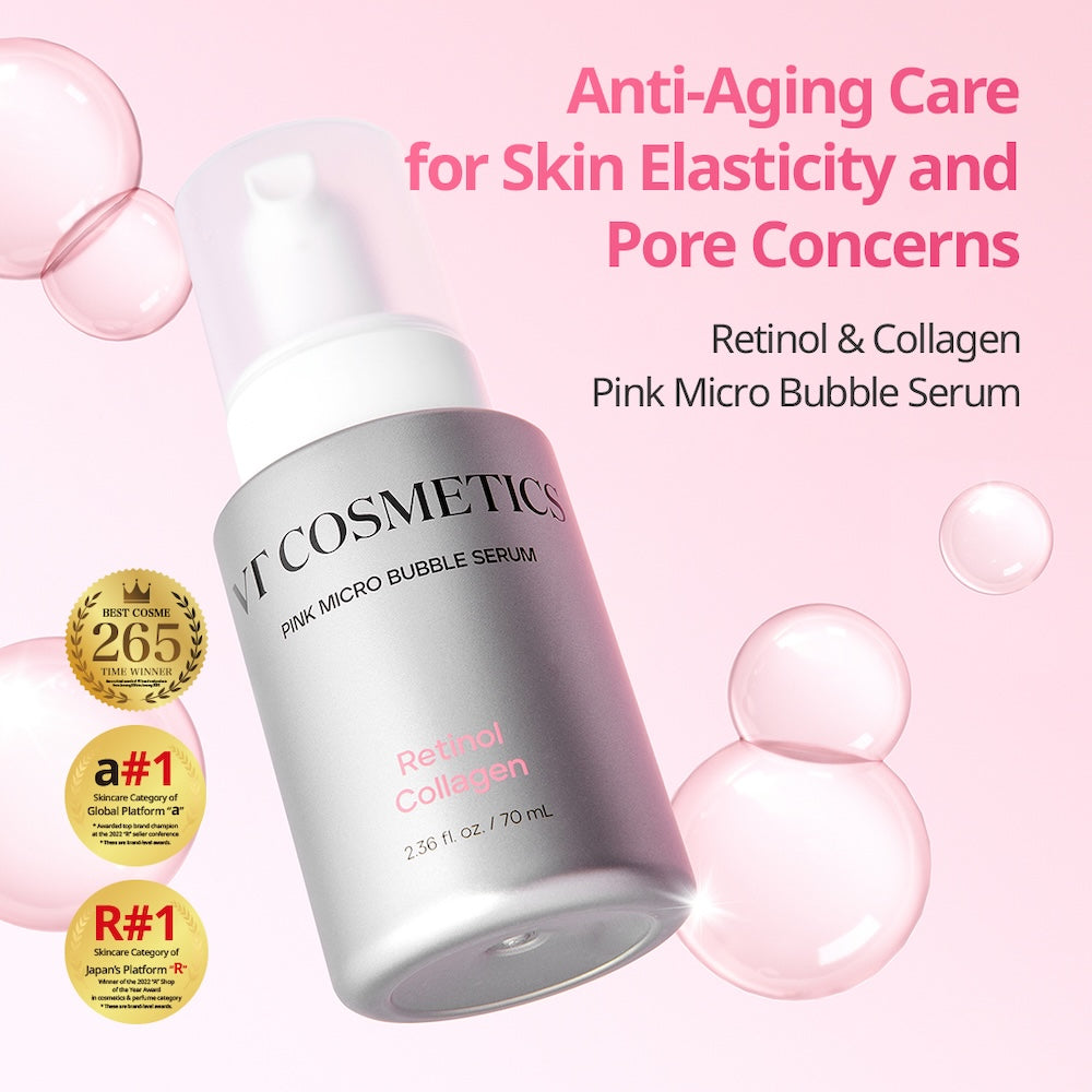 Retinol Collagen Pink Micro Bubble Serum 70ml
