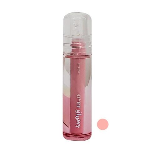 [Etudehouse] Brillo Labial Over Glowy 3g - Algodón de Azúcar