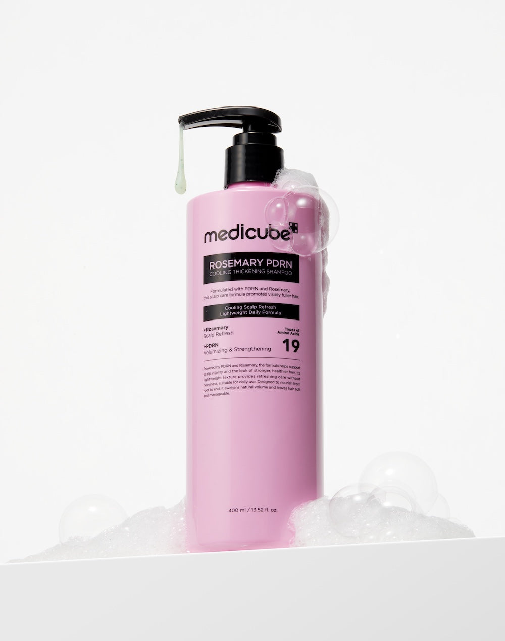 Rosemary PDRN Cooling Thickening Shampoo 400ml