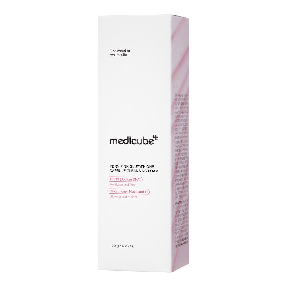 PDRN Pink Glutathione Capsule Cleansing Foam 120g