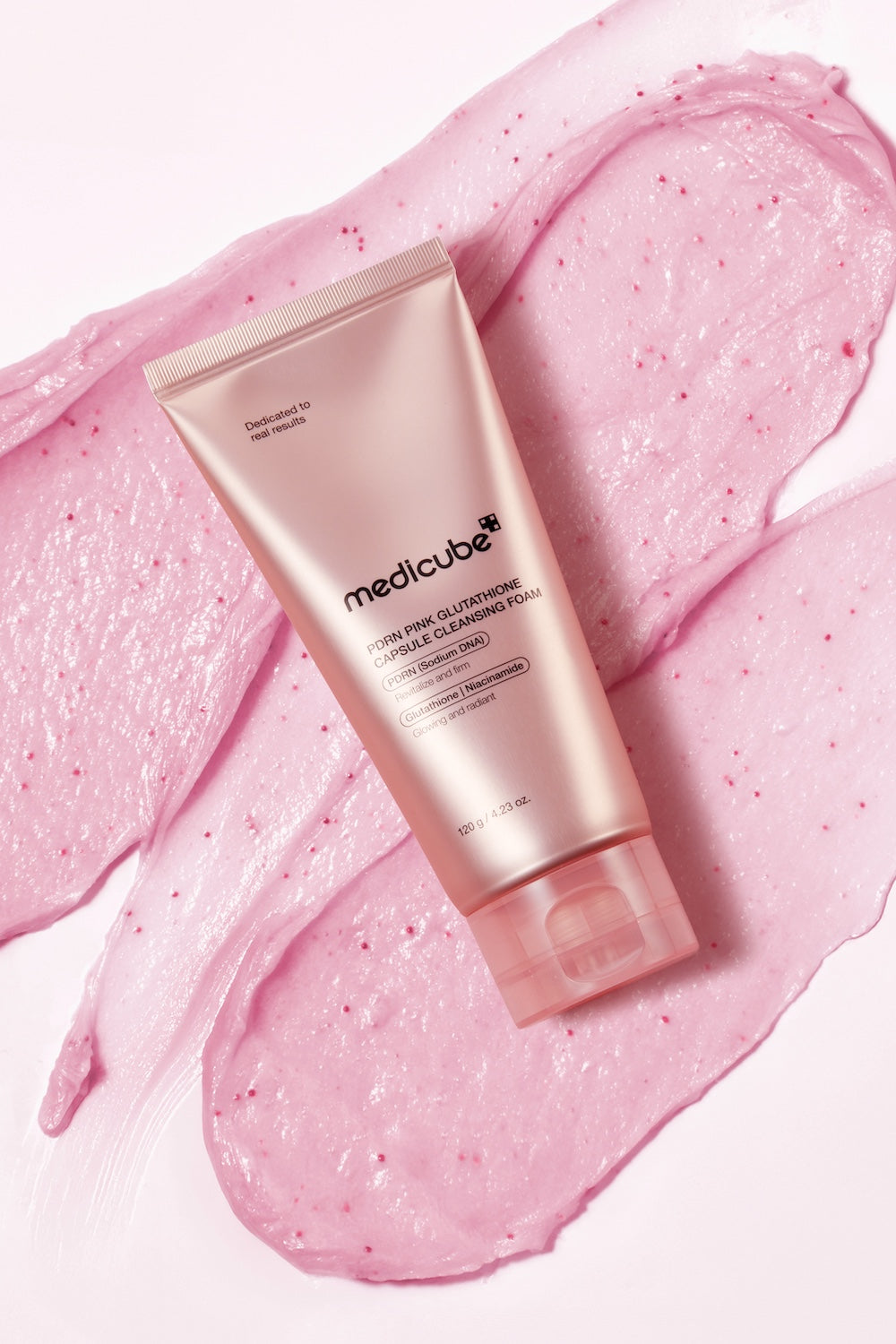PDRN Pink Glutathione Capsule Cleansing Foam 120g