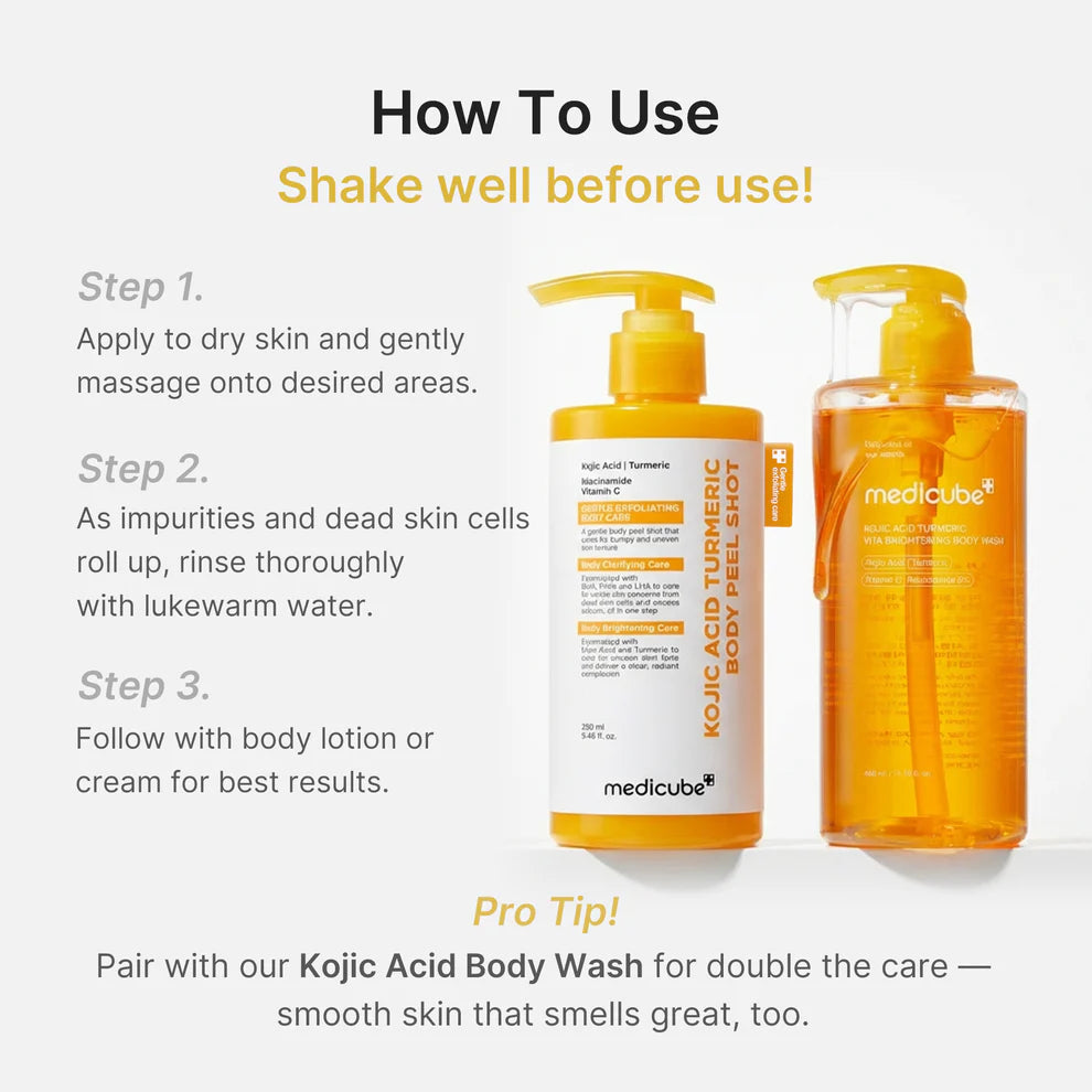 Kojic Acid Turmeric Body Peel Shot 280ml
