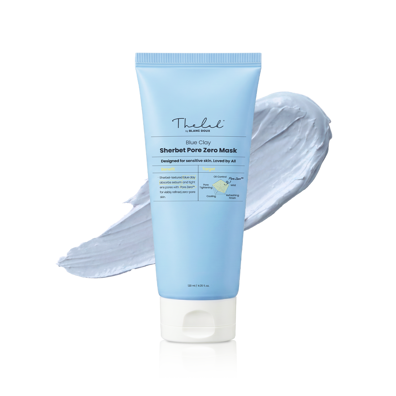 [THE LAB By BLANC DOUX] BlueClay Sherbet Pore Zero Mask 120ml
