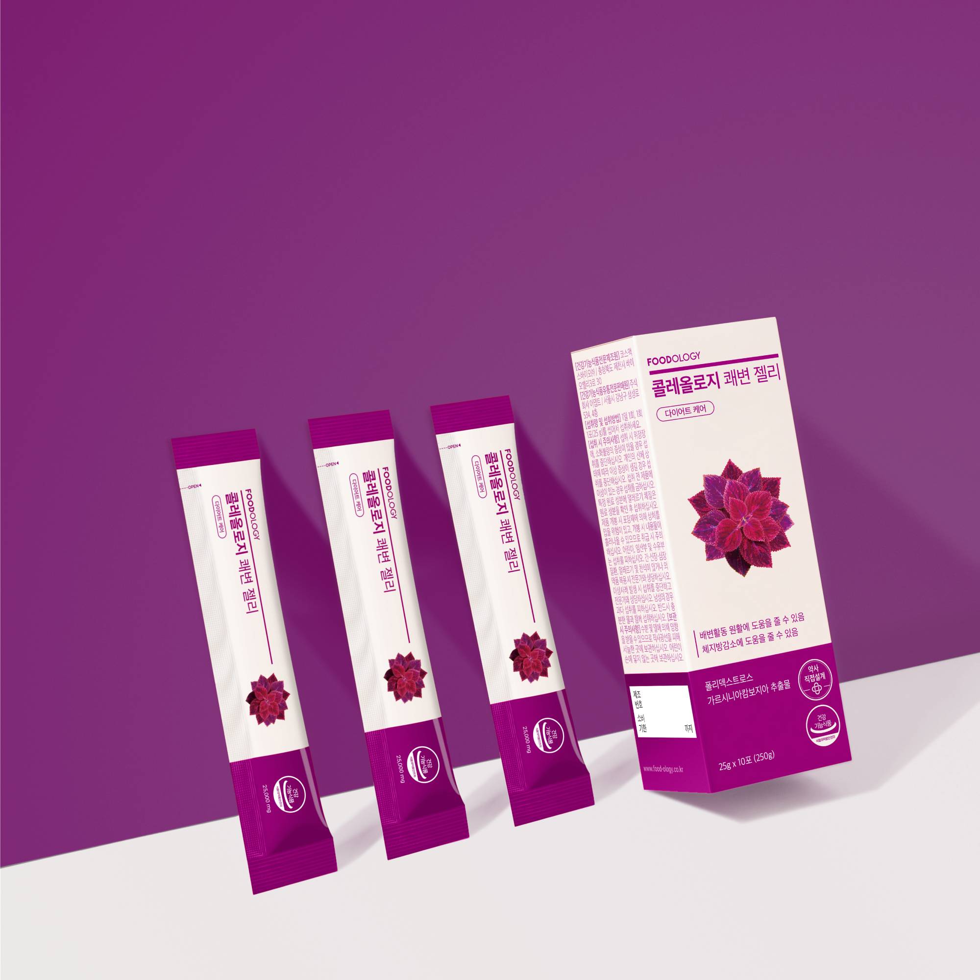 [Foodology] Coleology Bowel Movement Jelly 25g*10Sticks