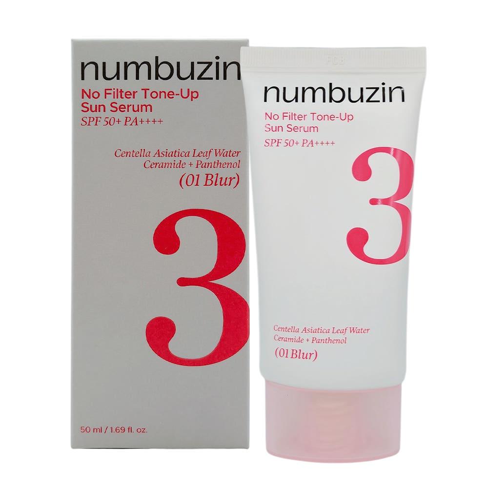 [Numbuzin] No Filter Tone-Up Sun Serum SPF50+ PA++++ 01 Blur 50ml