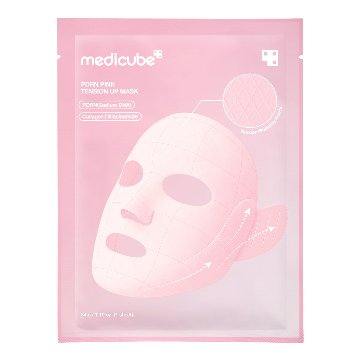 [Medicube] PDRN Pink Lift Up Mask Set 34g*4ea