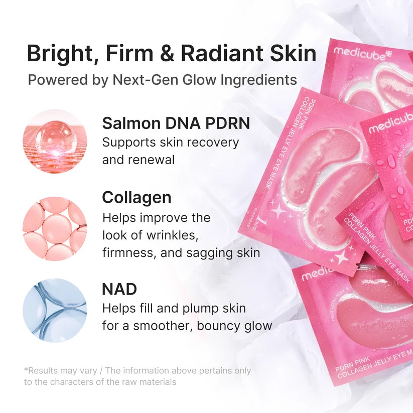 [Medicube] PDRN Pink Collagen Jelly Eye Mask 6Pairs